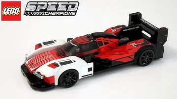 Обзор набора ЛЕГО SPEED CHAMPIONS 76916 Porsche 963 Le Mans 24