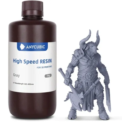 Anycubic High Speed Resin, Grey фотополимерная смола-0