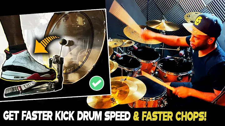 How to Get FASTER Kick Drum Foot Speed (and build chops at the same time) | Drum Lesson