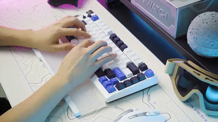 NuPhy Field75 Typing Sounds - Cherry RGB Speed Silver / Cherry RGB Ergo Clear