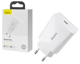 СЗУ блок 3.0A, 20W, 1Type-C Baseus Speed mini White