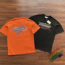 2023ss Vetements Футболка Мужская Женская 1: 1 Лучшего качества С негабаритным логотипом HI-SPEED VTM, Футболки