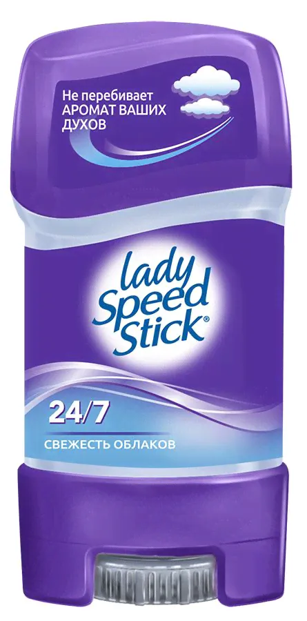 Lady Speed Stick Дезодорант Гель Свежесть облаков, 65г.