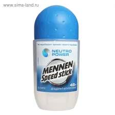 Дезодорант-антиперспирант роликовый Mennen Speed Stick Neutro Power, 50 мл