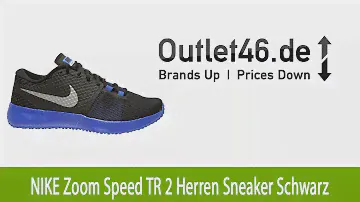 Geschenkidee? NIKE Zoom Speed TR 2 Herren Sneaker Schwarz l Outlet46.de