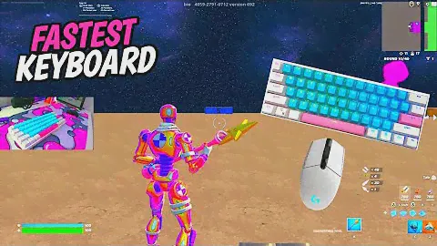 Kraken Pro 60% Keyboard ASMR 🤩 Silver Speed Switches Fast Keyboard Fortnite Bios Zonewars Gameplay 🎧